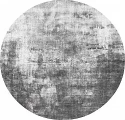 Round rug - Jodhpur Special Luxury Edition Viscose (grey)