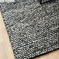 Wool rug - Avafors Wool Bubble (grey)