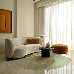 Round rug - Barcelona (brown)