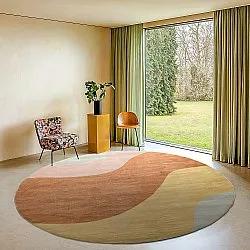 Round rug - Barcelona (champagne)
