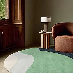 Round rug - Barcelona (green)