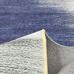 Wilton rug - Cara (white/dark blue)