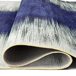 Wilton rug - Cara (white/dark blue)