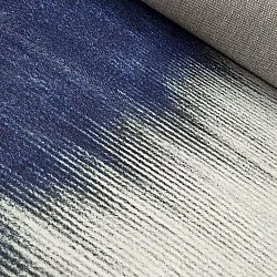 Wilton rug - Cara (white/dark blue)