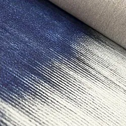 Wilton rug - Cara (white/dark blue)
