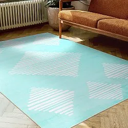 Wilton rug - Carmen (light blue/white)