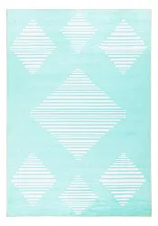 Wilton rug - Carmen (light blue/white)