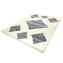 Wilton rug - Carmen (cream/black)