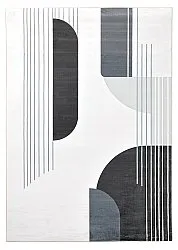 Wilton rug - Delft (white/grey/black)