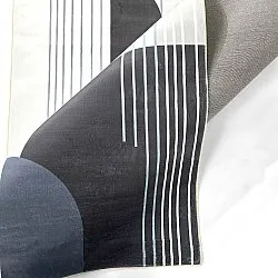 Wilton rug - Delft (white/grey/black)