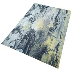 Wilton rug - Dolmio (black/yellow)