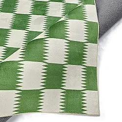 Wilton rug - Gobi (green/white)