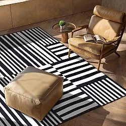 Wilton rug - Joma (black/white)