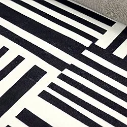 Wilton rug - Joma (black/white)