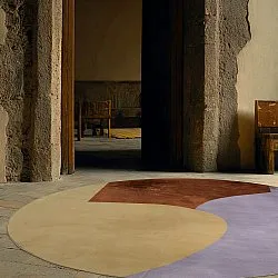 Round rug - Lazio (champagne)