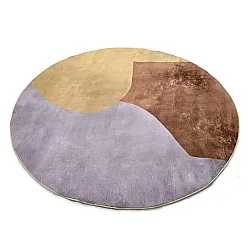 Round rug - Lazio (champagne)