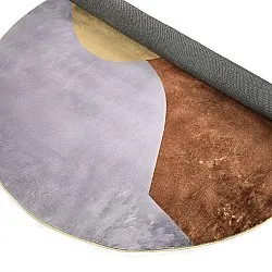 Round rug - Lazio (champagne)