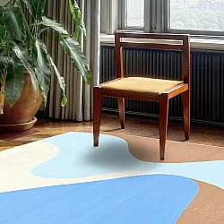 Wilton rug - Leiden (blue/brown)