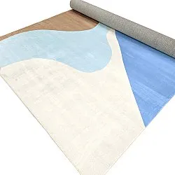 Wilton rug - Leiden (blue/brown)