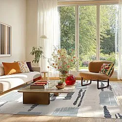 Wilton rug - Lucerne (grey/multi)