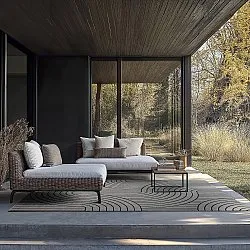 Indoor/Outdoor rug - Maynard (black)