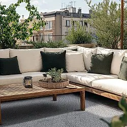 Indoor/Outdoor rug - Monsaraz (black)