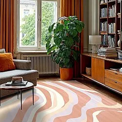 Wilton rug - Mudgee (pink/multi)