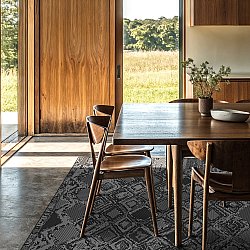 Wilton rug - Brussels Night (black)