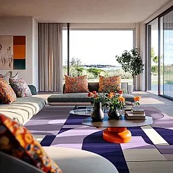 Wilton rug - Nysa (purple/multi)