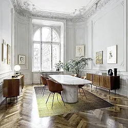 Wilton rug - Oristano (brown/gold)
