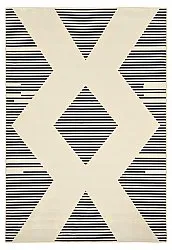 Wilton rug - Pucon (black/cream)