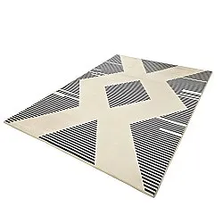 Wilton rug - Pucon (black/cream)