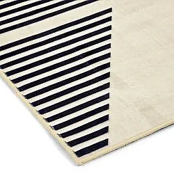 Wilton rug - Pucon (black/cream)