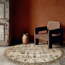 Round rug - Rosalie (brown)