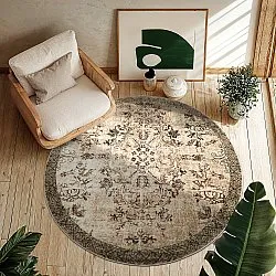 Round rug - Rosalie (brown)