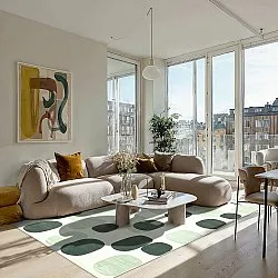 Wilton rug - Sapa (green/grey)
