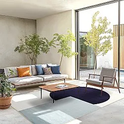Wilton rug - Taos (white/black/grey)