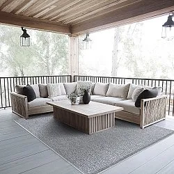 Indoor/Outdoor rug - Tromsø (silver)