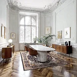 Wilton rug - Vakifli (black/multi)