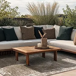 Indoor/Outdoor rug - Brussels Weave (grey)