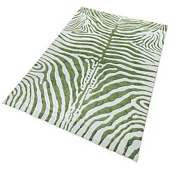 Wilton rug - Zebra (green)