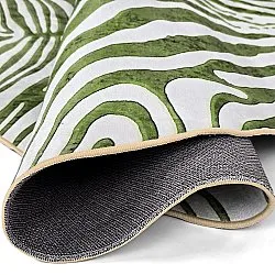 Round rug - Zebra (green)