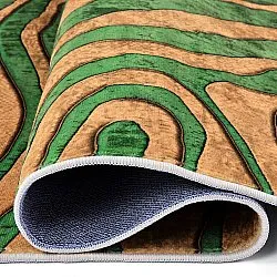 Wilton rug - Zebra (green/orange)