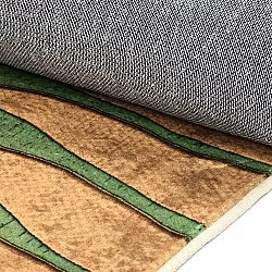 Wilton rug - Zebra (green/orange)