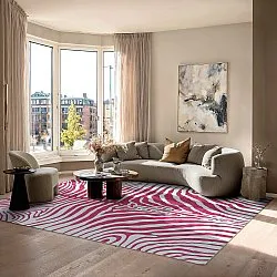 Wilton rug - Zebra (pink)