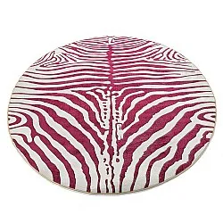 Round rug - Zebra (pink)