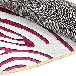 Round rug - Zebra (pink)