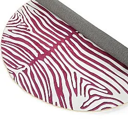 Round rug - Zebra (pink)