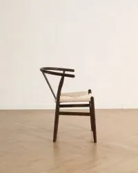 Chair - Alta (walnut/beige) - 2 pcs