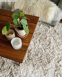 Shaggy rugs - Kanvas (beige)
